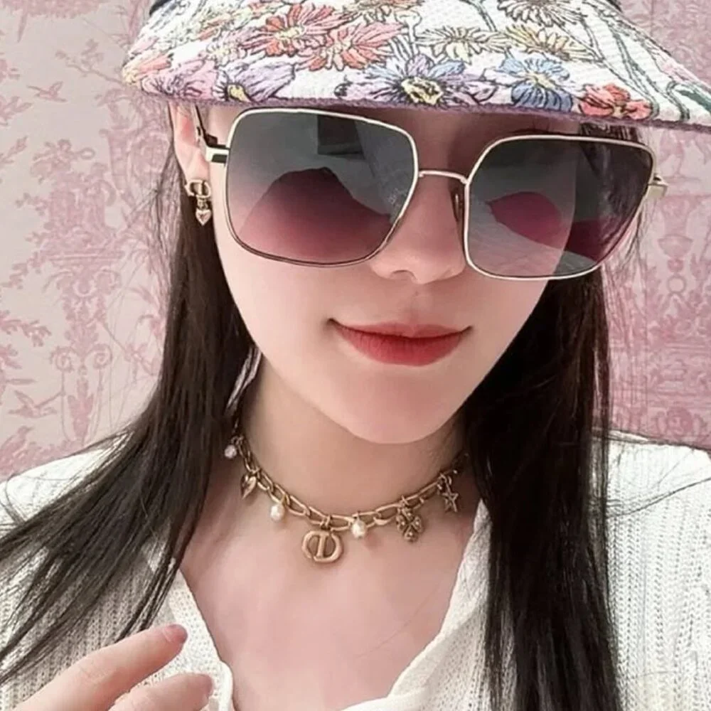 Dior DIORCANNAGE S1U B0A1 Square Sunglasses - Gold/Grey - Picture 6 of 12